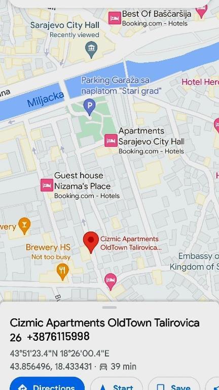 سراييفو Nana Apartment Oldtown المظهر الخارجي الصورة